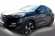 Hyundai Tucson TL 2016–2021 Siderør Black (2 stk., rustfrit stål) foto 2