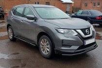 Nissan X-trail T32/Rogue 2014–2021 Siderør Black (2 stk., rustfrit stål) foto 2