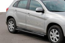 Mitsubishi Eclipse Cross 2017– Siderør BB002 Black (2 stk., rustfrit stål) foto 2