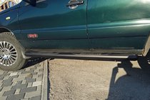 Chevrolet Niva 1998–2020 Siderør Black (2 stk., rustfrit stål) foto 5