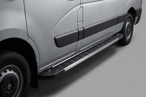 Renault Master 2011–2023 RedLine V1 sidetrin (2 stk., aluminium) foto 1