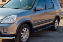 Honda CRV 2001–2006 Siderør Black (2 stk., rustfrit stål) foto 2