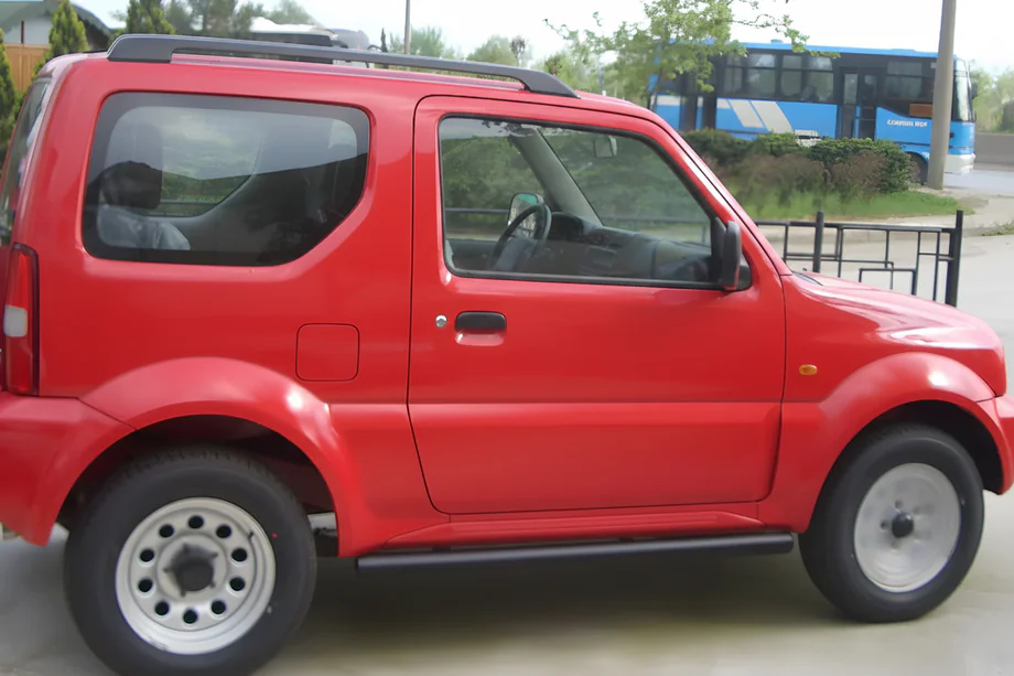 Suzuki Jimny 1998–2018 Siderør Black (2 stk., rustfrit stål) Image