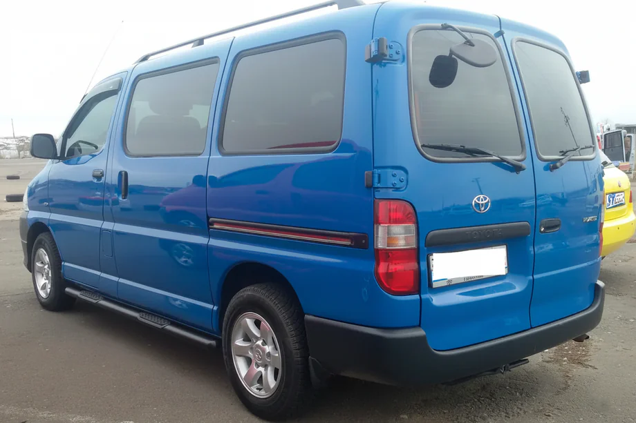 Toyota HiAce Siderør Black (2 stk., rustfrit stål) Image