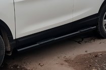 Nissan Qashqai 2014–2021 Siderør Black (2017-2021, 2 stk., rustfrit stål) foto 2