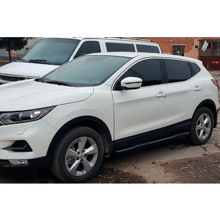 Siderør Black (2017-2021, 2 stk., rustfrit stål) Nissan Qashqai 2014–2021 foto 1