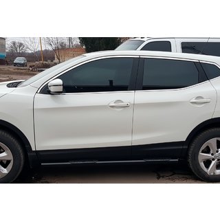 Siderør Black (2017-2021, 2 stk., rustfrit stål) Nissan Qashqai 2014–2021 foto 3