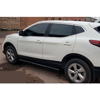 Siderør Black (2017-2021, 2 stk., rustfrit stål) Nissan Qashqai 2014–2021 foto 4