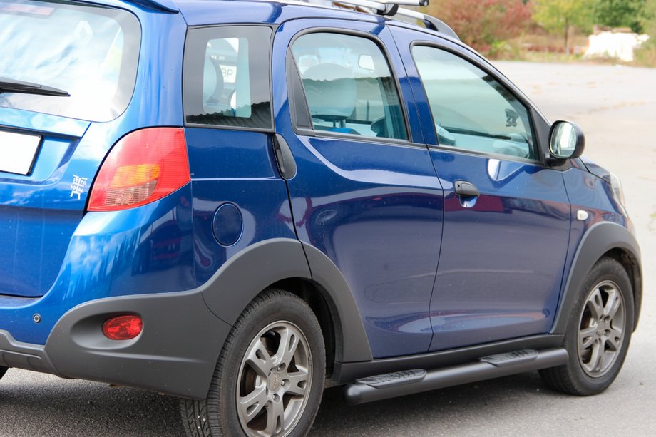 Chery Beat 2009–2015 Siderør Black (2 stk., rustfrit stål) Image