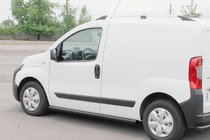 Peugeot Bipper 2008–2017 Siderør Ø60 Black (2 stk., rustfrit stål) foto 1