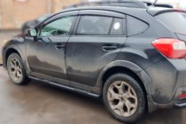 Subaru XV 2011–2017 Siderør BB002 Black (2 stk., rustfrit stål) foto 3