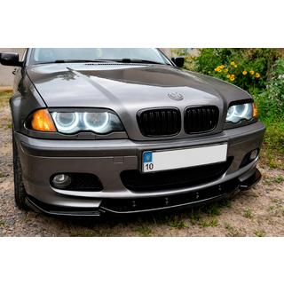 DPT V-2 front lipspoiler (til M-Sport 2003-2006, blank sort) foto 1