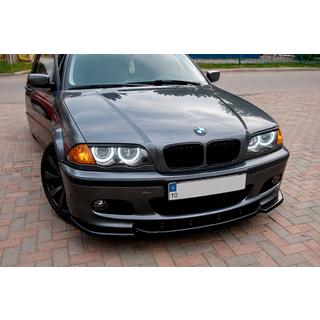 DPT V-2 front lipspoiler (til M-Sport 2003-2006, blank sort) foto 4