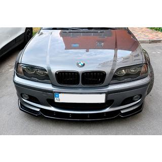 DPT V-2 front lipspoiler (til M-Sport 2003-2006, blank sort) foto 3