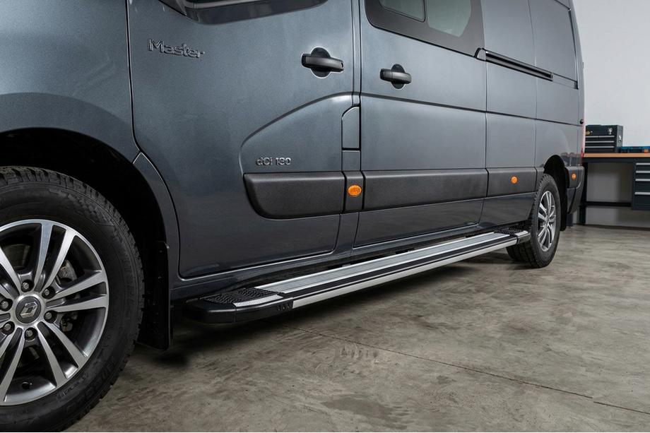 Renault Master 2011–2023 Sidetrin Rainbow (2 stk., aluminium) Image