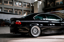 BMW 3-serie E46 1998–2006 CSL-Style V3 spoiler (til SD, blank sort) foto 7