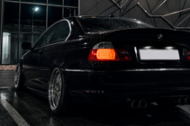 BMW 3-serie E46 1998–2006 CSL-Style V3 spoiler (til SD, blank sort) foto 12
