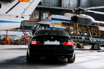 BMW 3-serie E46 1998–2006 CSL-Style V3 spoiler (til SD, blank sort) foto 9