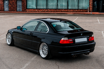 BMW 3-serie E46 1998–2006 CSL-Style V3 spoiler (til SD, blank sort) foto 3