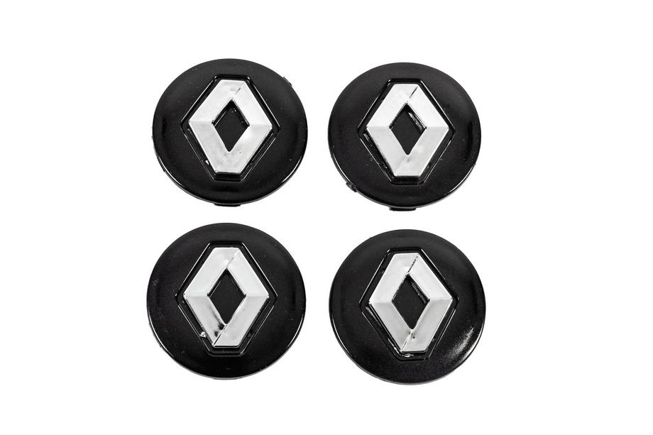 Renault Navkapsler til fælge, sorte 5650v1 (56 mm / 50 mm, 4 stk.) Foto 1