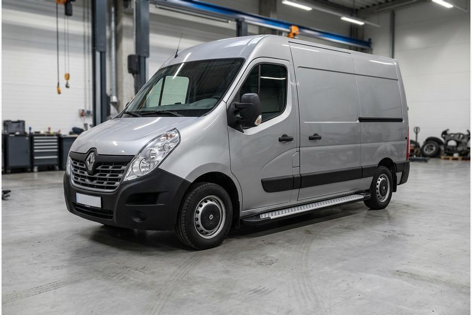 Renault Master 2011–2023 Sidetrin Allmond Grey (2 stk., aluminium) Image
