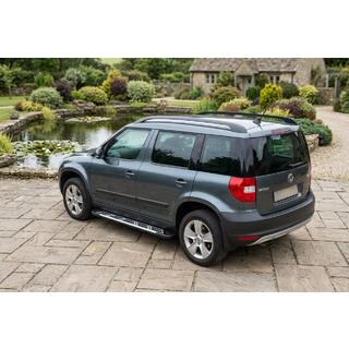Sunrise sidetrin (2 stk., aluminium) Skoda Yeti 2009–2017 foto 1
