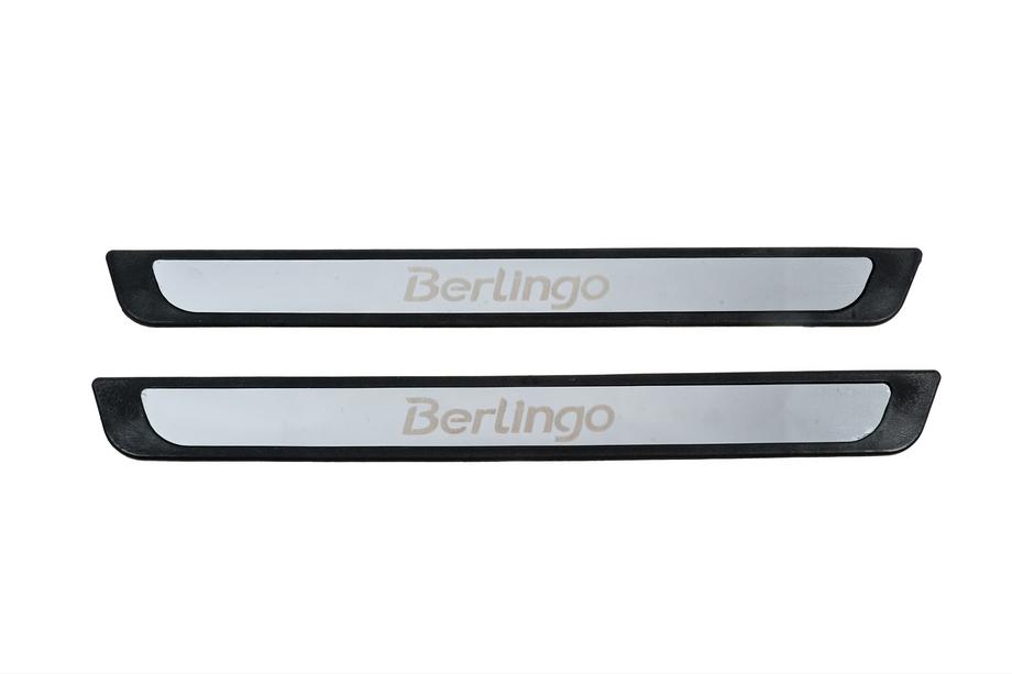 Citroen Berlingo 1996–2008 Carmos V4 dørtrinslister i rustfrit stål (2 stk.) Image