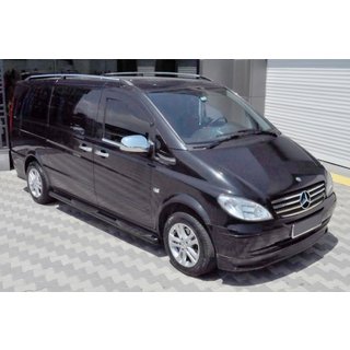 Siderør Black (2 stk., rustfrit stål) Mercedes Vito W639 2004–2014 foto 1