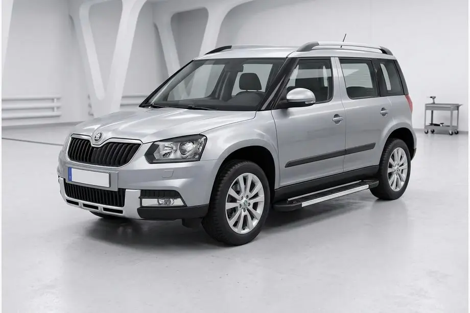 Skoda Yeti 2009–2017 RedLine V1 sidestrin (2 stk., aluminium) Image