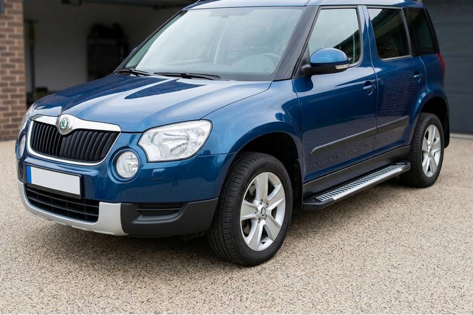 Skoda Yeti 2009–2017 Sidetrin Line (2 stk., aluminium) Image