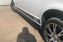 Volkswagen T5 Transporter 2003–2010 Siderør Black (2 stk., rustfrit stål) foto 8