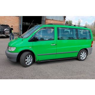 Siderør Black (2 stk., rustfrit stål) Mercedes Vito W638 1996–2003 foto 2