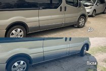 Renault Trafic 2001–2015 Siderør BB002 Black (2 stk., rustfrit stål) foto 1