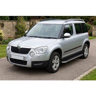 Maydos V1 sidetrin (2 stk., aluminium ↗ rustfrit stål) Skoda Yeti 2009–2017 foto 1
