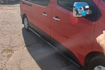 Renault Trafic 2015– Siderør BB002 Black (2 stk., rustfrit stål) foto 4