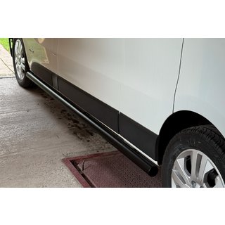 Siderør BB002 Black (2 stk., rustfrit stål) Opel Vivaro 2015–2019 foto 2