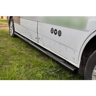 Siderør BB002 Black (2 stk., rustfrit stål) Opel Vivaro 2015–2019 foto 3