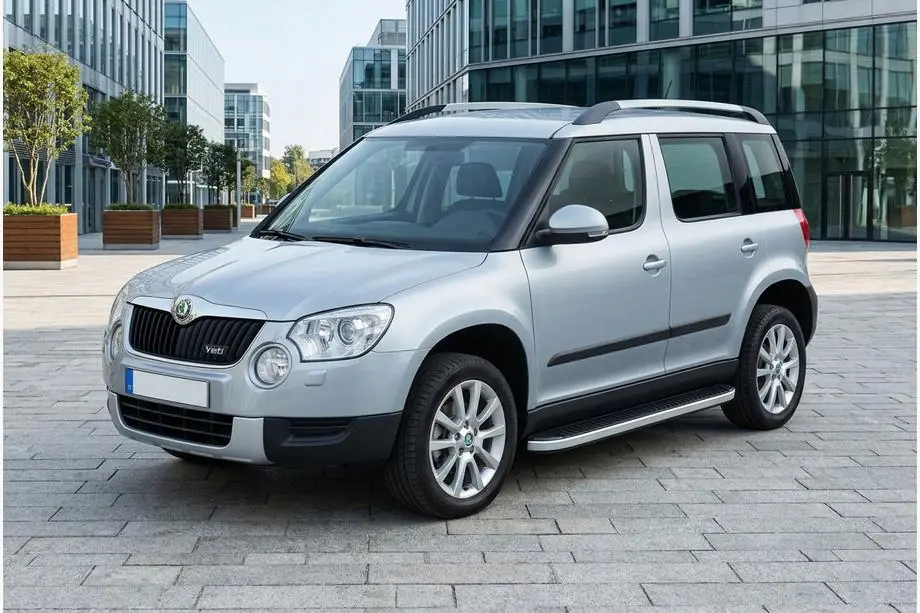 Skoda Yeti 2009–2017 Sidetrin Tayga Grey (2 stk., aluminium) Image