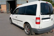 Volkswagen Caddy 2004–2010 Siderør BB001 Black (2 stk., rustfrit stål) foto 4