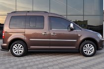 Volkswagen Caddy 2010–2015 Siderør BB001 Black (2 stk., rustfrit stål) Ø60, standard beslag foto 9