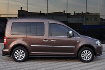 Volkswagen Caddy 2010–2015 Siderør BB001 Black (2 stk., rustfrit stål) Ø60, standard beslag foto 10