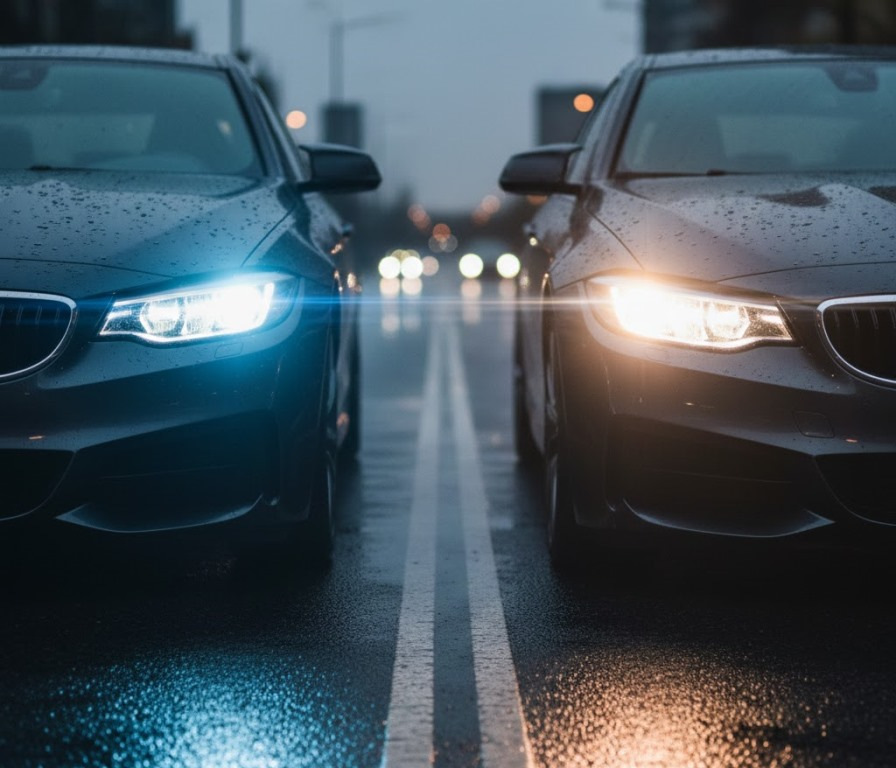 Hvilke forlygter lyser bedst: xenon eller LED?