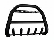 Mitsubishi Pajero Wagon IV 2006–2021 Frontbøjle QT012 Black (rustfrit stål) foto 1