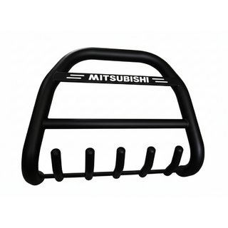 Frontbøjle QT012 Black (rustfrit stål) Mitsubishi Pajero Wagon IV 2006–2021