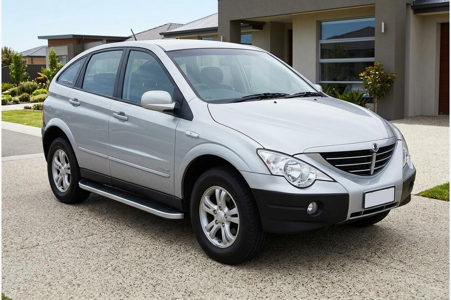 SsangYong Action 2005–2018 Sidetrin Tayga Grey (2 stk., aluminium) Image