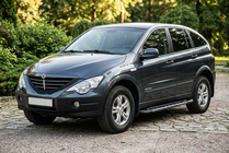 SsangYong Action 2005–2018 RedLine Black side trinbrætter (2 stk., aluminium) foto 1