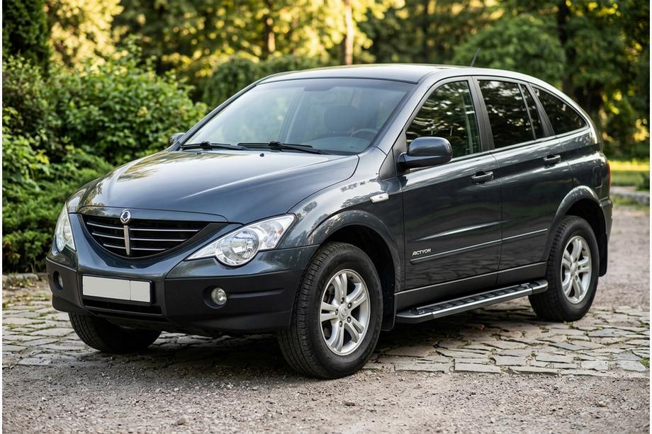 SsangYong Action 2005–2018 RedLine Black side trinbrætter (2 stk., aluminium) Image