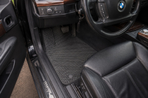 BMW 7-serie E65/66 2001–2008 EVA bilmåtter til kabinen (til E66, sort) foto 1
