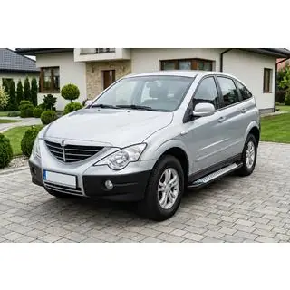 Sidetrin Allmond Grey (2 stk., aluminium)