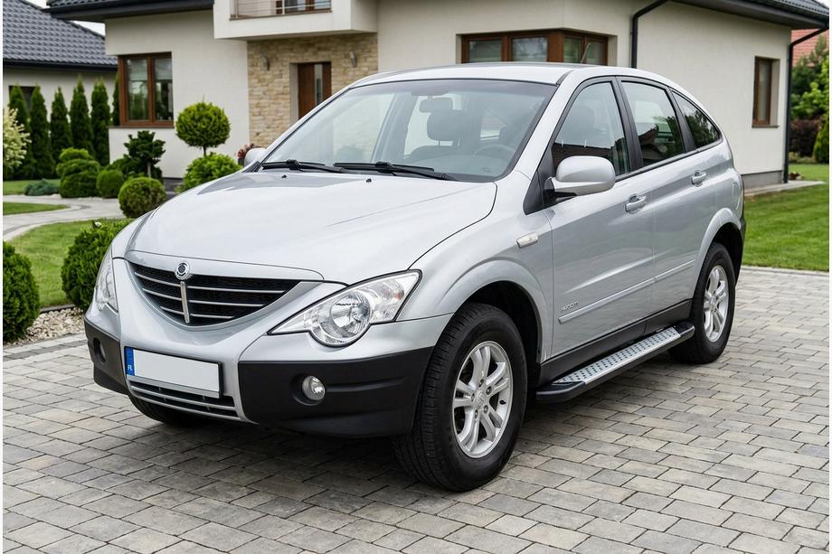 SsangYong Action 2005–2018 Sidetrin Allmond Grey (2 stk., aluminium) Image
